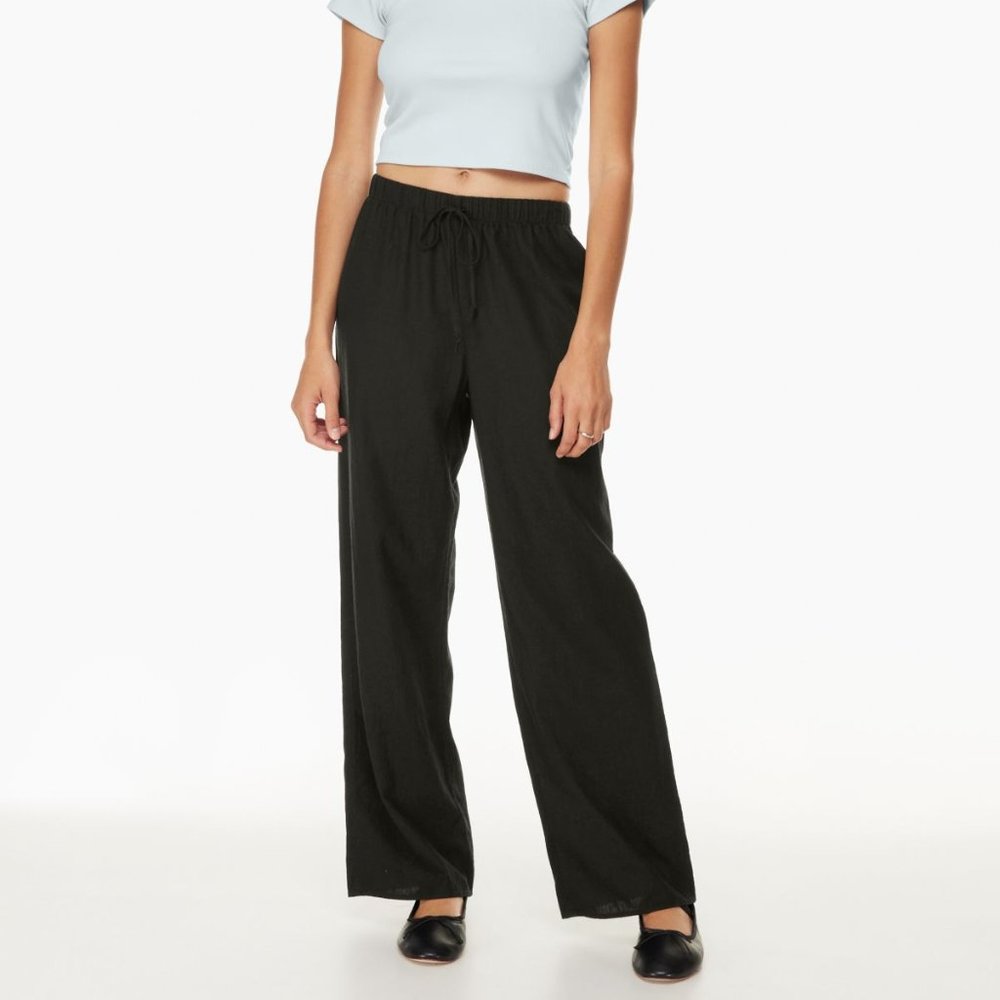 Lodge Linen Pant High-waisted wide-leg linen pants